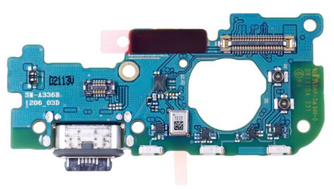 Įkrovimo lizdas Samsung A336 A33 5G su plokšte ir mikrofonu originalas